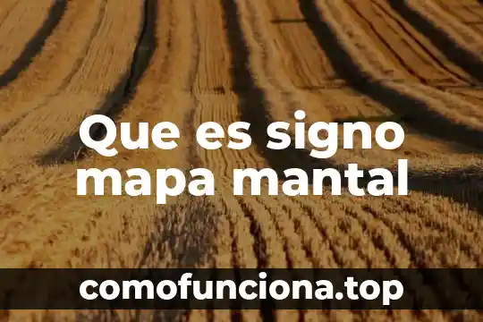 Que es mapa moral 5 Que es signo mapa mantal