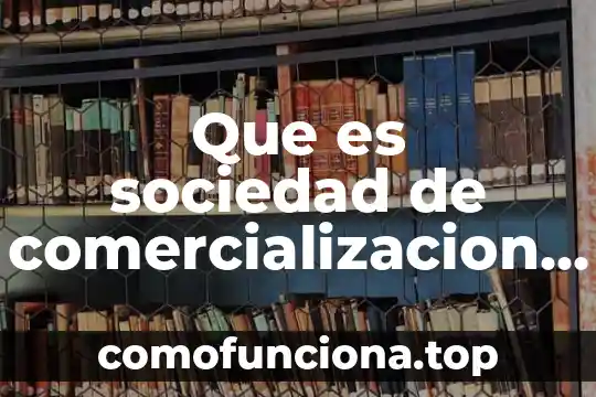 Que es cultura internacional del trabajo 8 Que es sociedad de comercializacion internacional