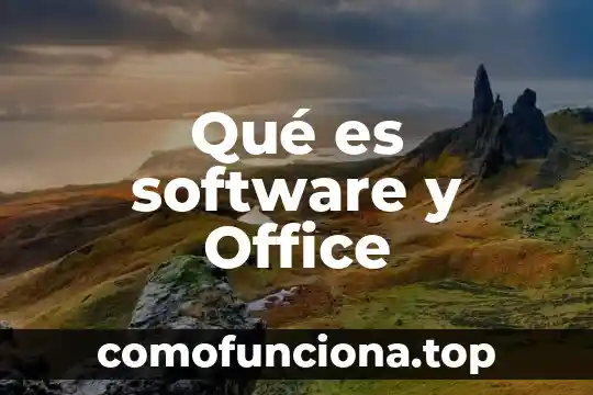 Qué es el movimiento de los objetos ejemplos 5 Qué es software y Office