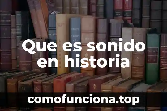 Que es onomástica en historia 8 Que es sonido en historia