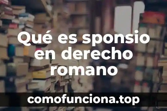 Que es el patrimonio en derecho segun zachary levi 5 Qué es sponsio en derecho romano