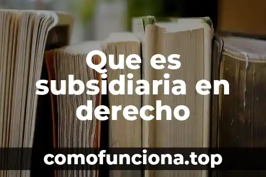Que es la justicia como fin del derecho 8 Que es subsidiaria en derecho