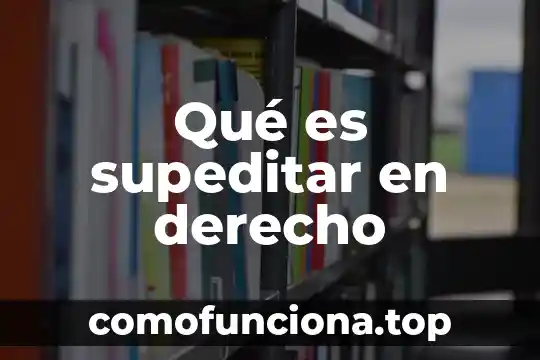 Qué es derecho y qué es justicia 4 Qué es supeditar en derecho