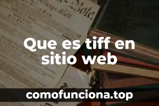 Qué es una etnia para algunos autores 5 Que es tiff en sitio web