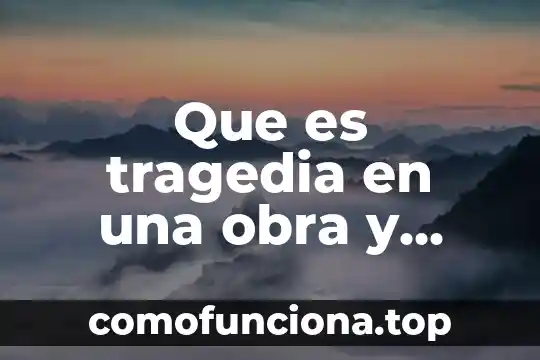 Que es de stijl concepto y caracteristicas 4 Que es tragedia en una obra y caracteristicas
