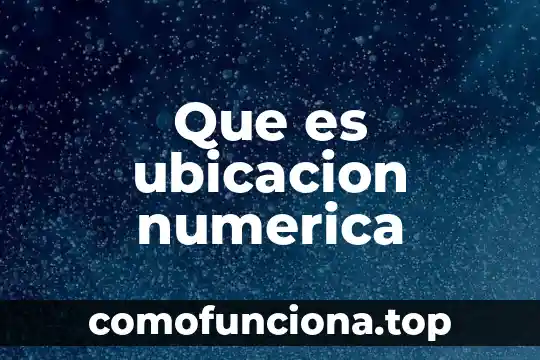 Que es la depreciacion de propiedad planta y equipo 4 Que es ubicacion numerica