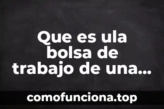 Qué es el crack de la bolsa de valores 7 Que es ula bolsa de trabajo de una empresa