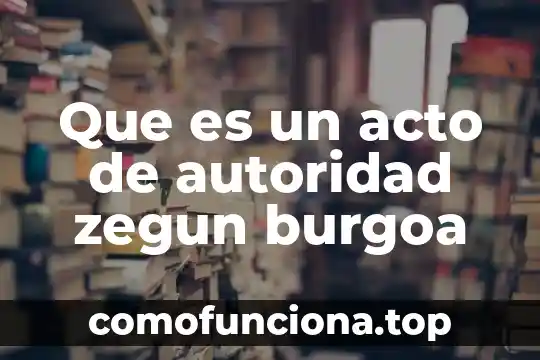 Que es on7 en electrica 8 Que es un acto de autoridad zegun burgoa