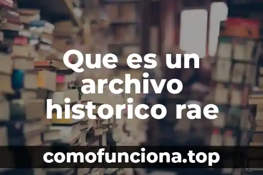 Que es una pija segun la rae 5 Que es un archivo historico rae