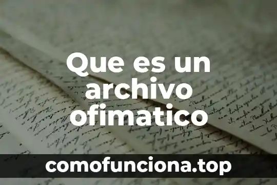 Qué es un archivo con extensión PST 8 Que es un archivo ofimatico