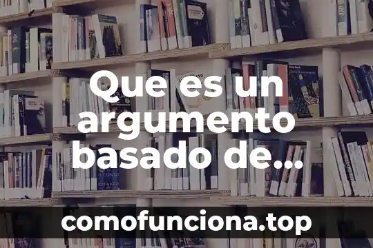 Jerarquia de valores que es 3 Que es un argumento basado de valores