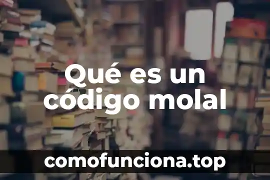 Qué es un código del teléfono 3 Qué es un código molal