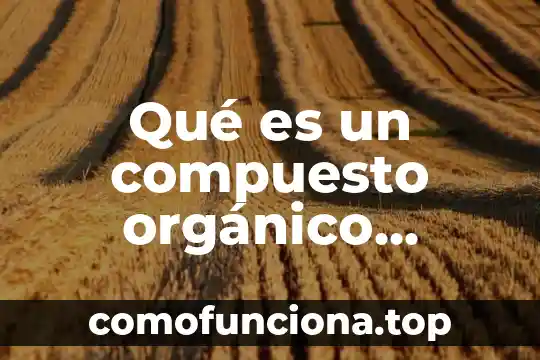 Que es ide y las partes que esta compuesto 8 Qué es un compuesto orgánico volátil