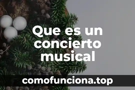 Que es la desvianza estandaren probabilidad y estadistica 5 Que es un concierto musical