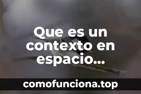 Que es la regulacion espacio temporal de la expresion genica 5 Que es un contexto en espacio temporal