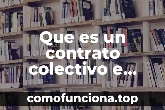Qué es un arte colectivo interaccion 3 Que es un contrato colectivo e individual