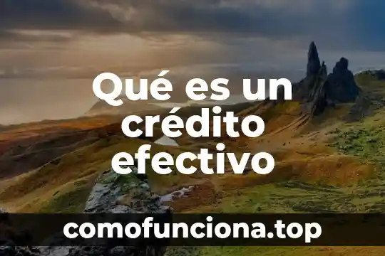Que es efectivo restringido nif 6 Qué es un crédito efectivo