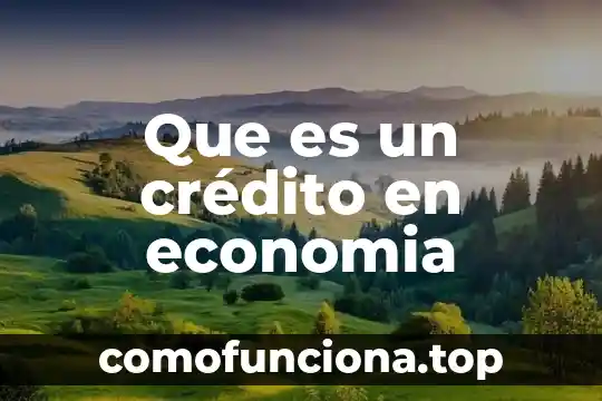 Número internacional normalizado del libro que es 8 Que es un crédito en economia
