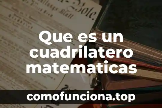 Que es un corte perpendiculares matematicas 7 Que es un cuadrilatero matematicas
