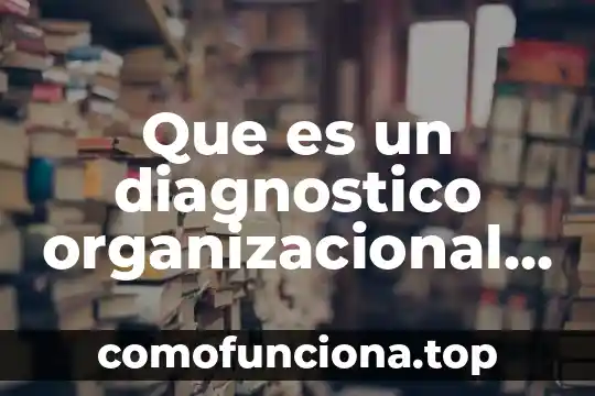 Que es estructura organizacional matricial 4 Que es un diagnostico organizacional y en que consiste