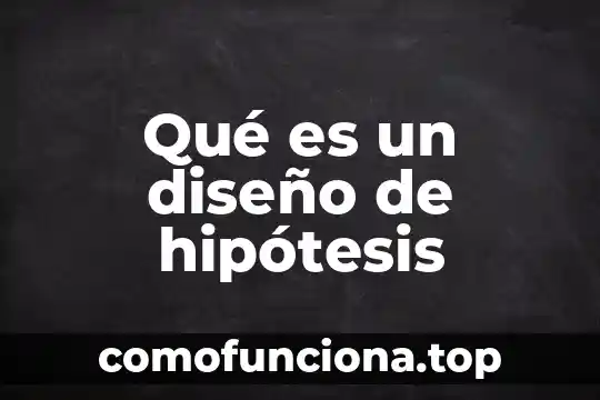 Qué es un pitch en diseño 8 Qué es un diseño de hipótesis