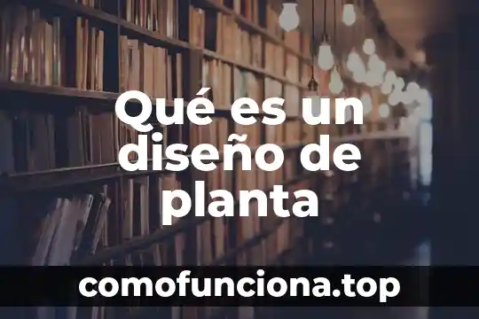 Diseño planos que es 8 Qué es un diseño de planta