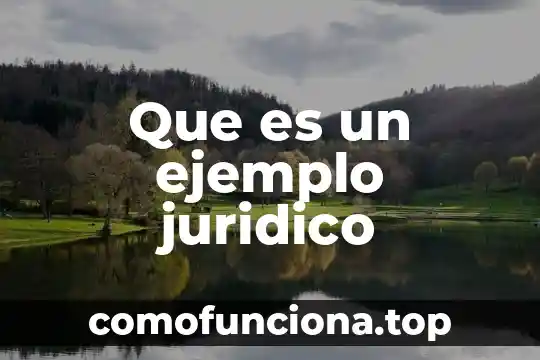 Que es un nombre comercial un ejemplo 4 Que es un ejemplo juridico