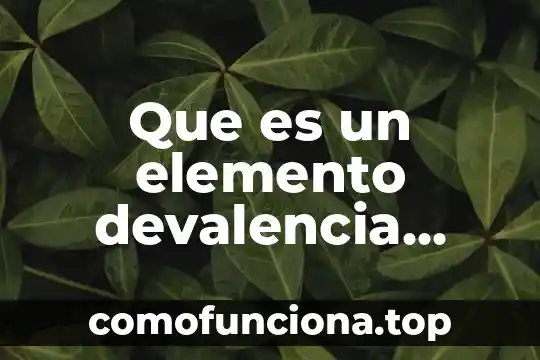Qué es la aspirina compuesto o elemento 4 Que es un elemento devalencia doble concepto