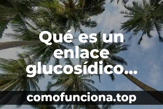 Estopa quimicamente que es 5 Qué es un enlace glucosídico definición quimicamente