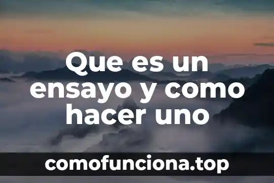 Que es un ensayo charpy 3 Que es un ensayo y como hacer uno