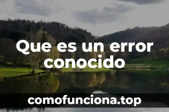 Otros nombres con los que es conocido la moringa 8 Que es un error conocido