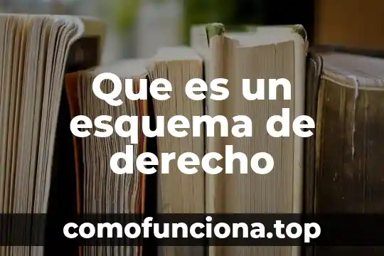 Que es un esquema de historia 3 Que es un esquema de derecho