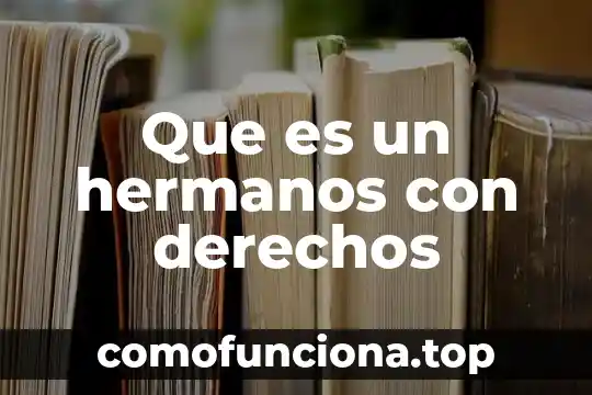 Derechos a la justicia y lo que es 3 Que es un hermanos con derechos