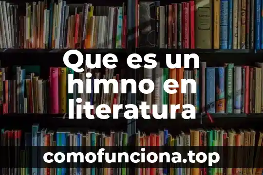 Que es el movimiento de vanguardia en la literatura 8 Que es un himno en literatura