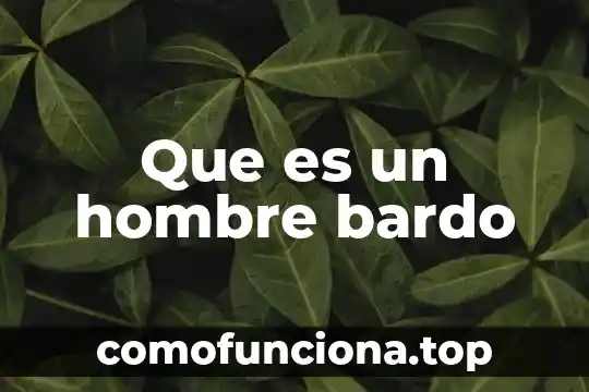 Que es el hombre un ser racional 7 Que es un hombre bardo