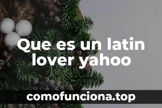 Que es anima en latin 4 Que es un latin lover yahoo