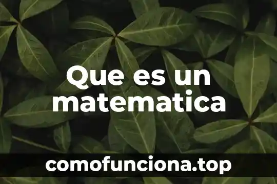 En matematica que es homotecia 4 Que es un matematica