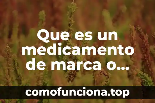 Patente electronica que es 5 Que es un medicamento de marca o patente