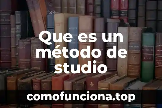 Que es una cultura cientifica 3 Que es un método de studio