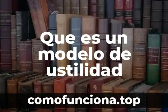 Que es el modelo isla 3 Que es un modelo de ustilidad