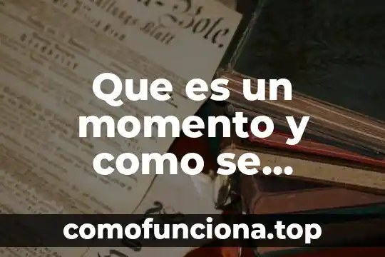 Que es el sma y como se calcula 4 Que es un momento y como se calcula