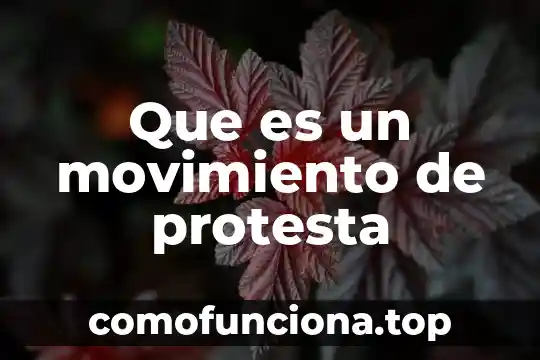 Que es el movimiento de revolución de la luna 4 Que es un movimiento de protesta