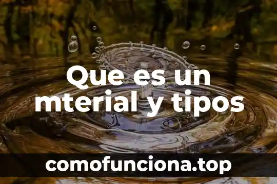 Que es una leyenda y sus tipos 4 Que es un mterial y tipos