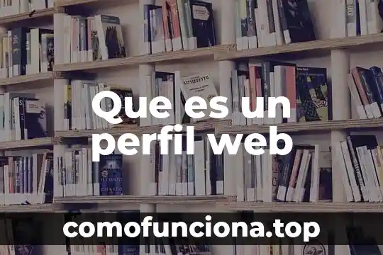 Que es perfil de ingreso de arquitectura 8 Que es un perfil web