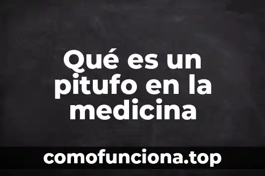 Se pone conexión que es un número 5 Qué es un pitufo en la medicina