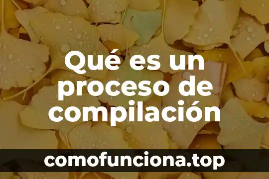 Que es el proceso de pensamiento flexible 4 Qué es un proceso de compilación
