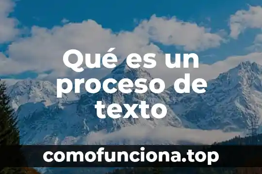 Que es proceso de vinculación y difusión de la cultura 4 Qué es un proceso de texto