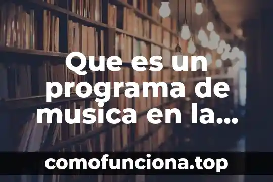 Que es ser mamon en colombia 3 Que es un programa de musica en la radio estructura