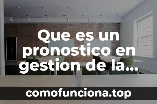 Que es la re produccion de una planta 4 Que es un pronostico en gestion de la produccion