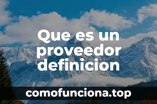 Qué es una funda nórdica definición 7 Que es un proveedor definicion
